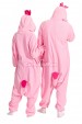 Flamingo Costume Onesie Cosplay Outfit For Couple